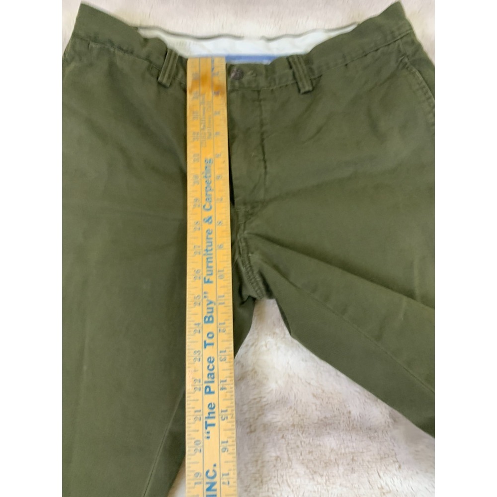 Polo Ralph Lauren Bedford Chino Pants Mens Green Classic Fit Cotton Casual 32x29 - Picture 3 of 9